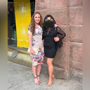 ASOS Floral Midi Dress - WORN ONCE 2 A WEDDING